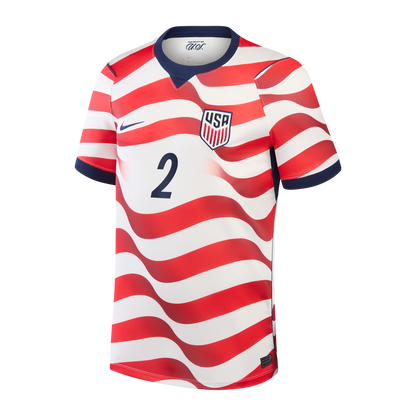 Sergiño Dest USMNT 2026 Home Stadium Replica Jersey - White