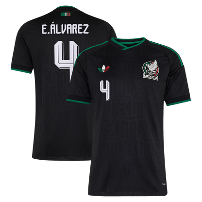 Edson Álvarez Mexico National Team 2026 Third On-Field Jersey - Black