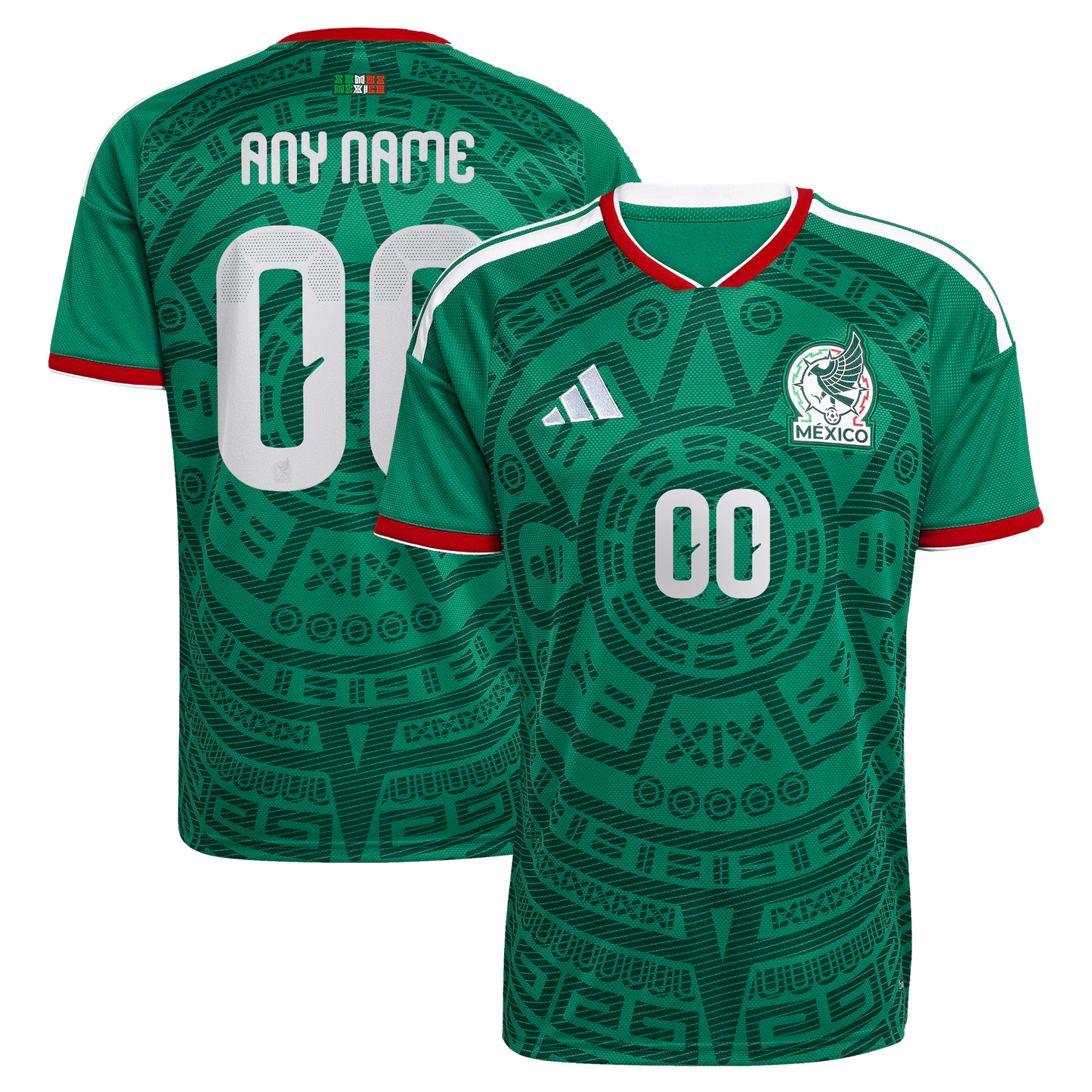 Mexico National Team 2026 Home Replica Custom Jersey - Green
