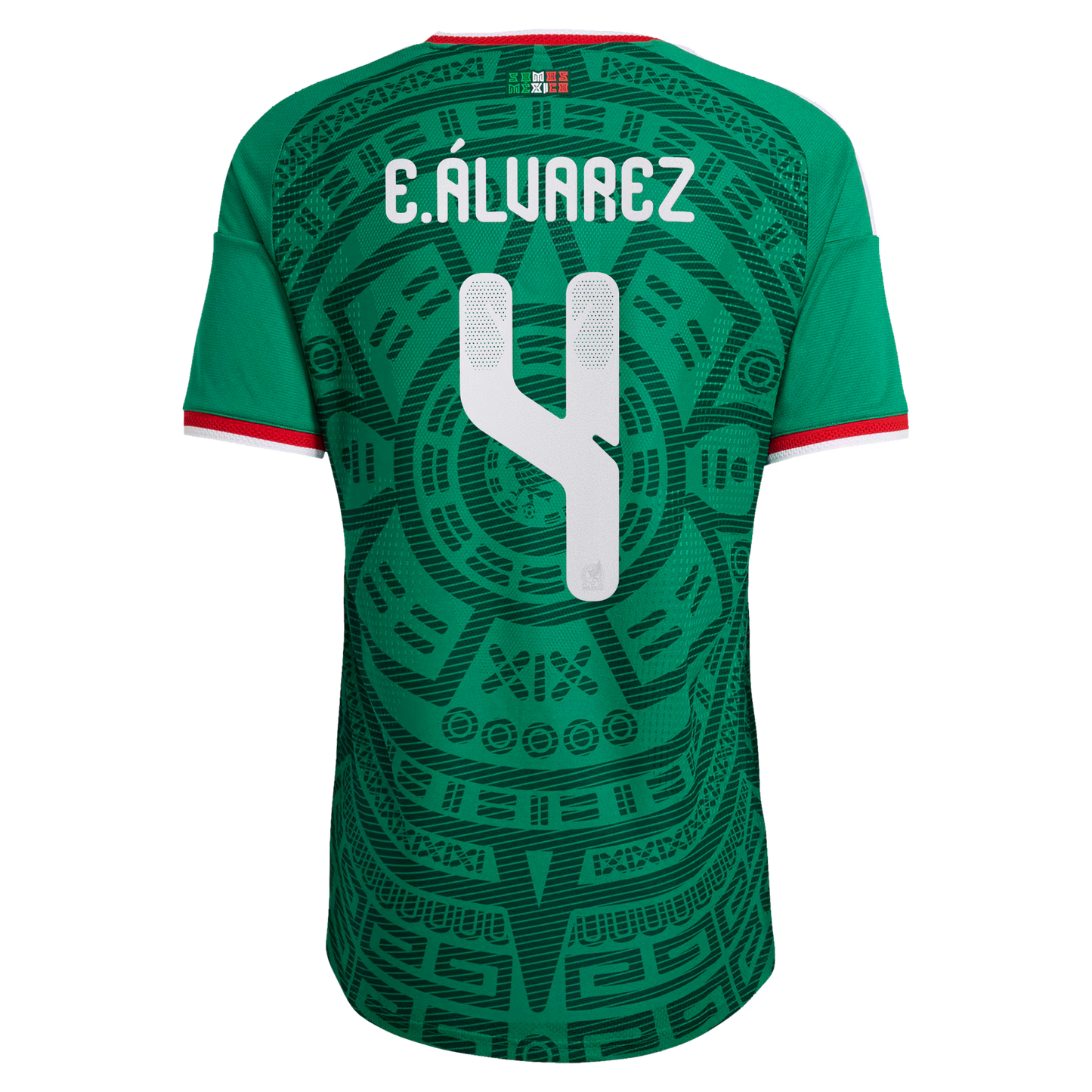 Edson Álvarez Mexico National Team 2026  Home On-Field Jersey - Green