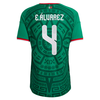 Edson Álvarez Mexico National Team 2026  Home On-Field Jersey - Green
