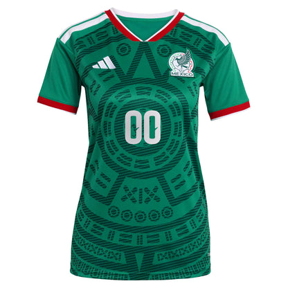 Mexico National Team Women's 2026 Home Replica Custom Jersey - Green