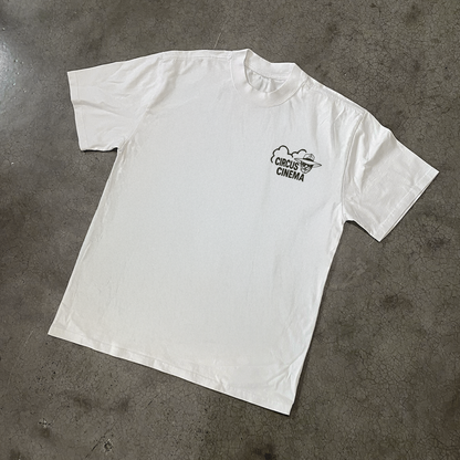 Nyc Vintage 'Circus Cinema' Broadway Peep Show Heavy Faded Tee