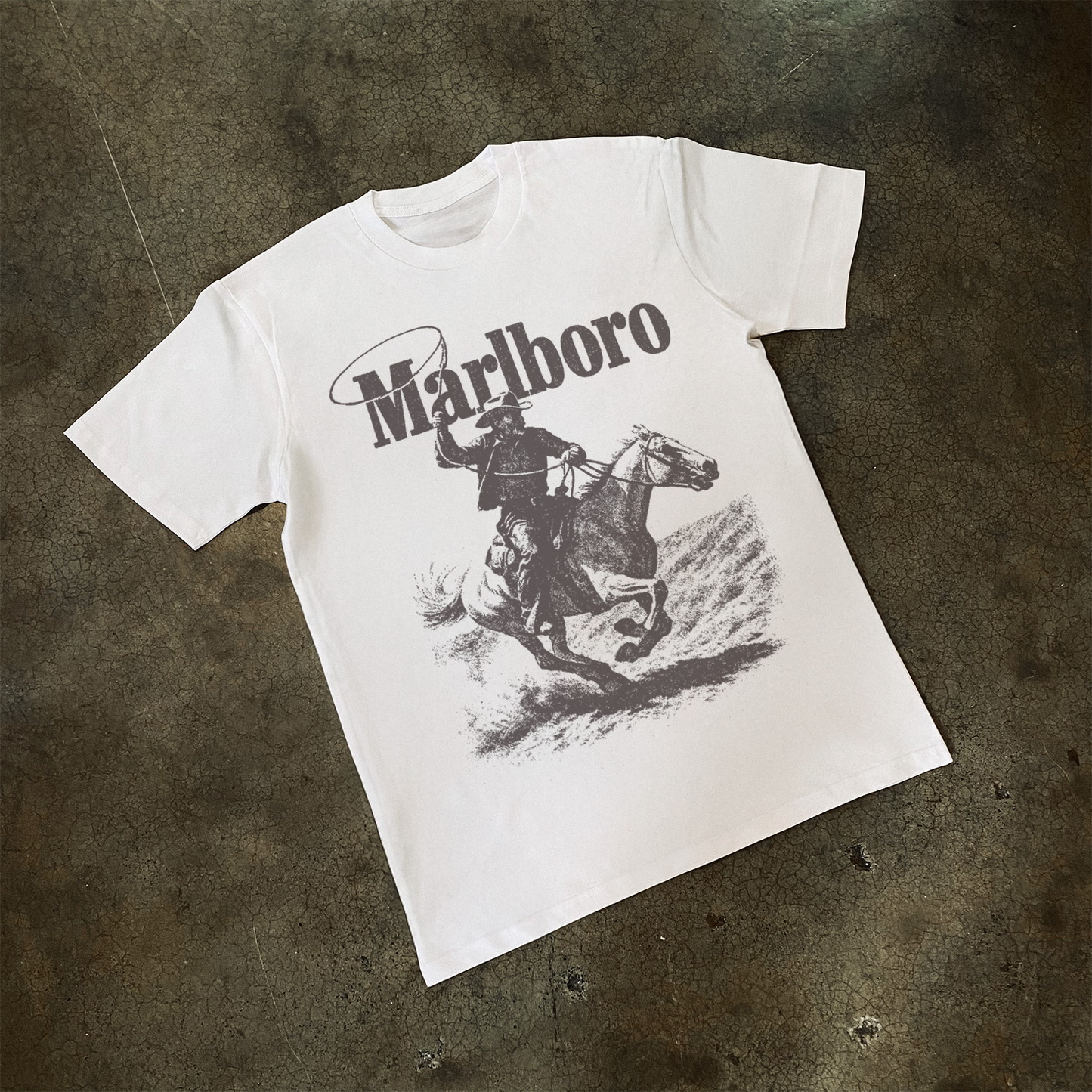 Marlo Man 'Rugged' Heavyweight White T-Shirt